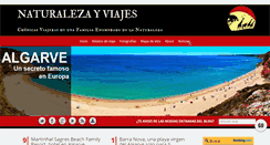 Desktop Screenshot of naturalezayviajes.com